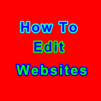 How To Edit Websites